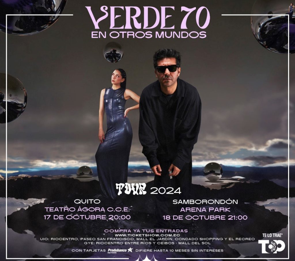 VERDE 70 PRESENTA SU TOUR 2024 “EN OTROS MUNDOS”